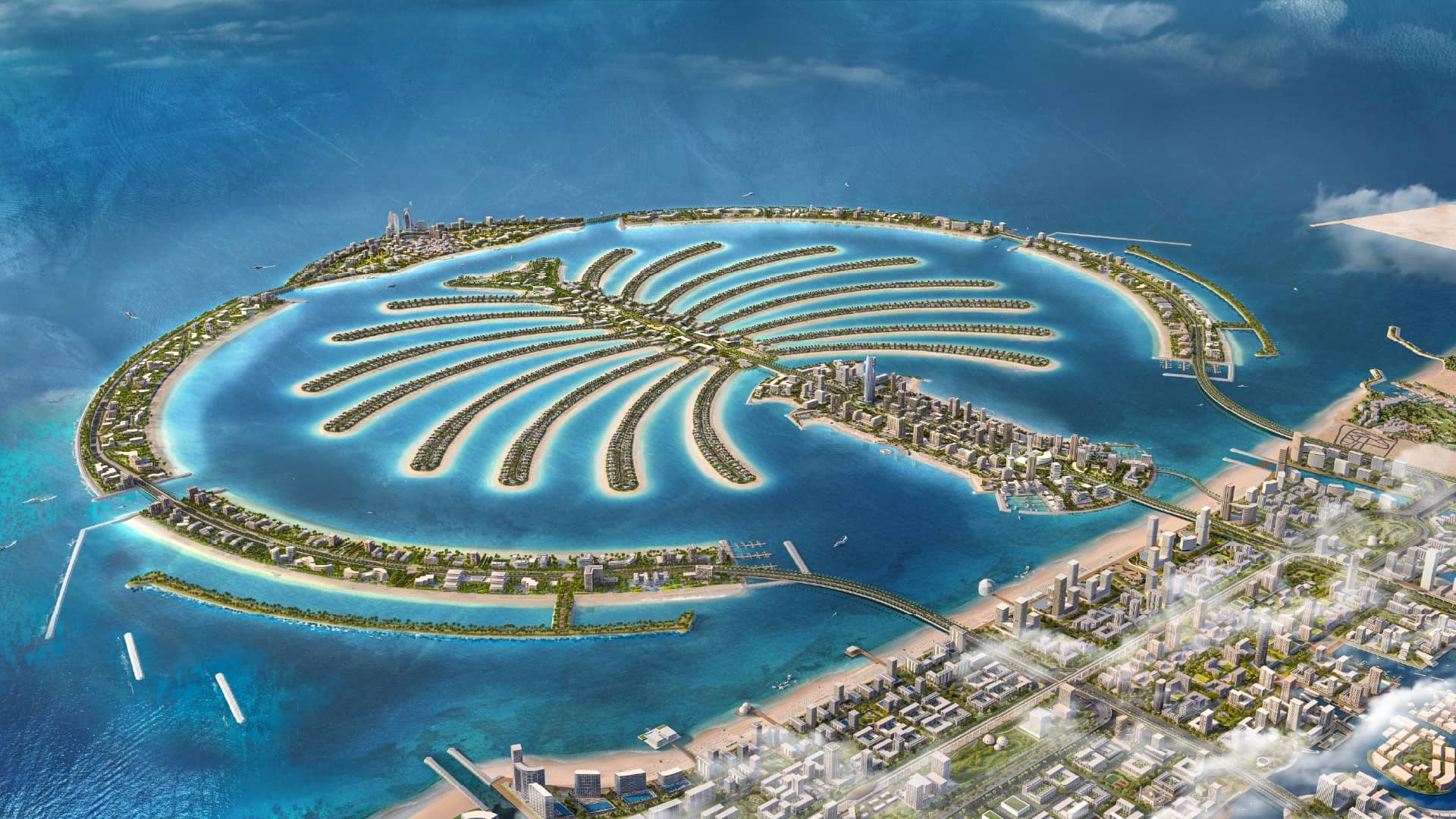 Off-Plan Villen auf Palm Jebel Ali